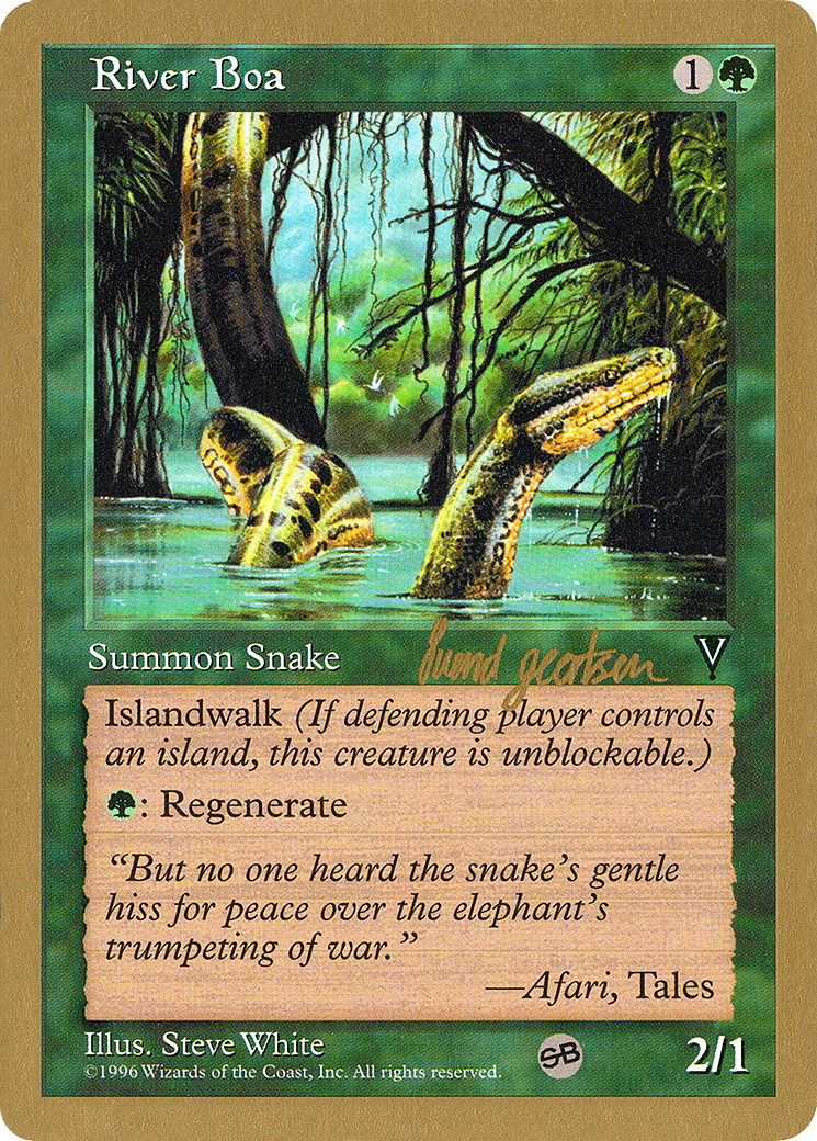 River Boa (WC97-SG118SB) - World Championship Decks 1997 - Premium MTG Single from Wizards of the Coast - Just $0.08! Shop now at Game Crave Tournament Store