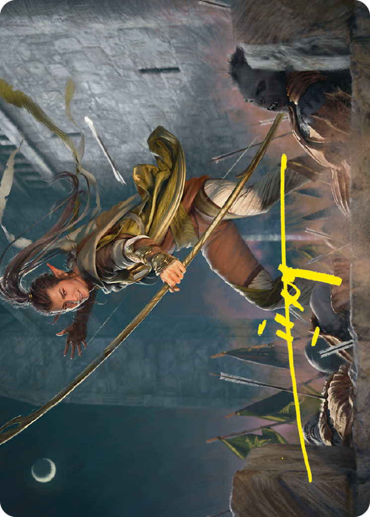 Legolas, Counter of Kills // Legolas, Counter of Kills (ALTR-017) - Tales of Middle-earth Art Series (Borderless) Foil - Premium MTG Single from Wizards of the Coast - Just $0! Shop now at Game Crave Tournament Store