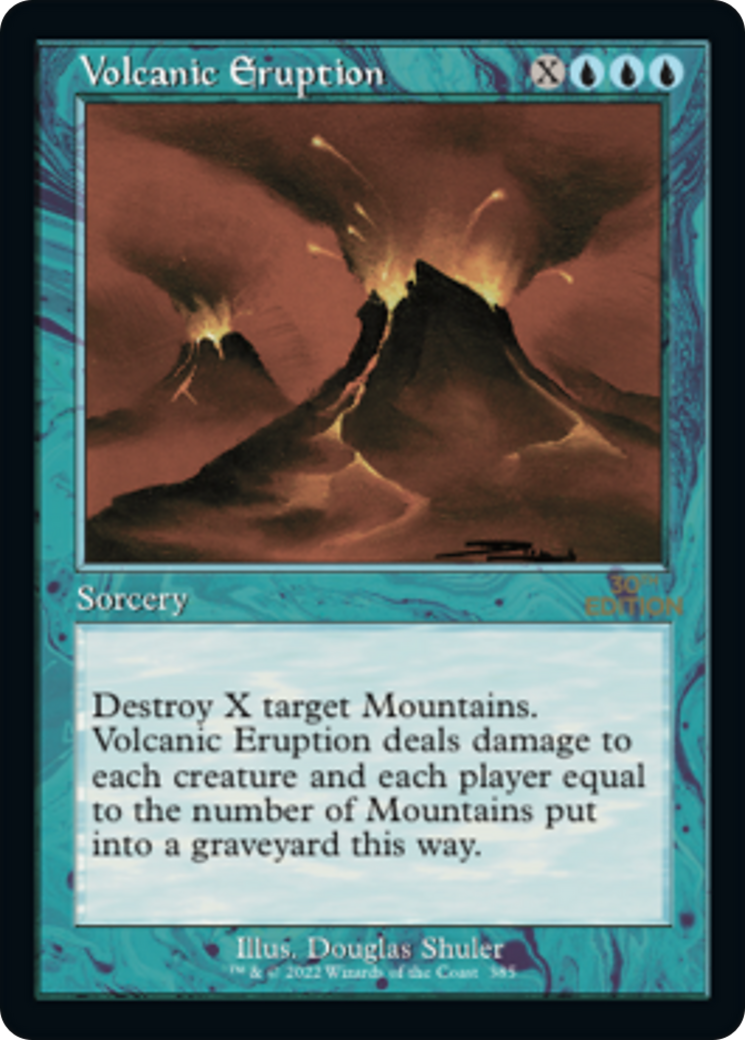 Volcanic Eruption (30A-385) - 30th Anniversary Edition - Premium MTG Single from Wizards of the Coast - Just $39.79! Shop now at Game Crave Tournament Store