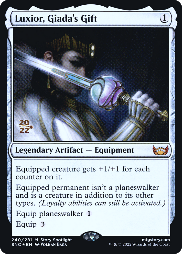 Luxior, Giada's Gift (PSNC-240S) - Streets of New Capenna Promos Foil - Premium MTG Single from Wizards of the Coast - Just $5.02! Shop now at Game Crave Tournament Store