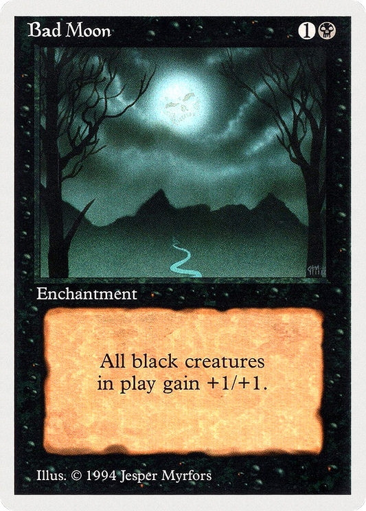 Bad Moon (SUM-094) - Summer Magic / Edgar - Premium MTG Single from Wizards of the Coast - Just $0! Shop now at Game Crave Tournament Store