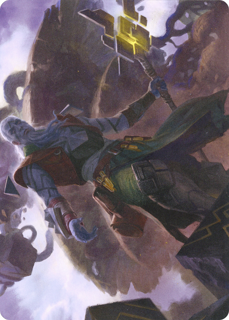 Orah, Skyclave Hierophant // Orah, Skyclave Hierophant (AZNR-079) - Zendikar Rising Art Series (Borderless) Foil - Premium MTG Single from Wizards of the Coast - Just $0! Shop now at Game Crave Tournament Store