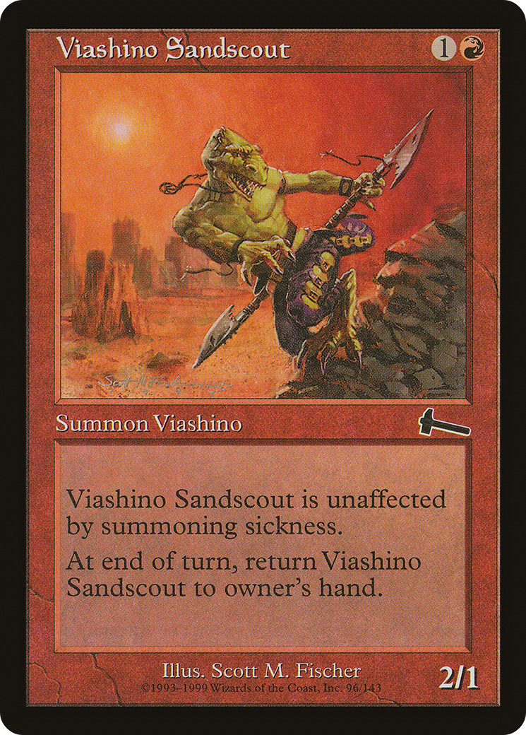 Viashino Sandscout (ULG-096) - Urza's Legacy - Premium MTG Single from Wizards of the Coast - Just $0.13! Shop now at Game Crave Tournament Store