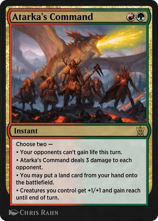 Atarka's Command (HA5-021) - Historic Anthology 5 - Premium MTG Single from Wizards of the Coast - Just $0! Shop now at Game Crave Tournament Store