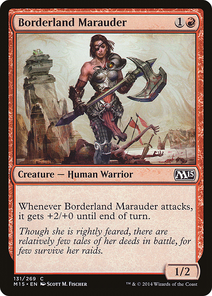 Borderland Marauder (M15-131) - Magic 2015 Foil - Premium MTG Single from Wizards of the Coast - Just $0.12! Shop now at Game Crave Tournament Store