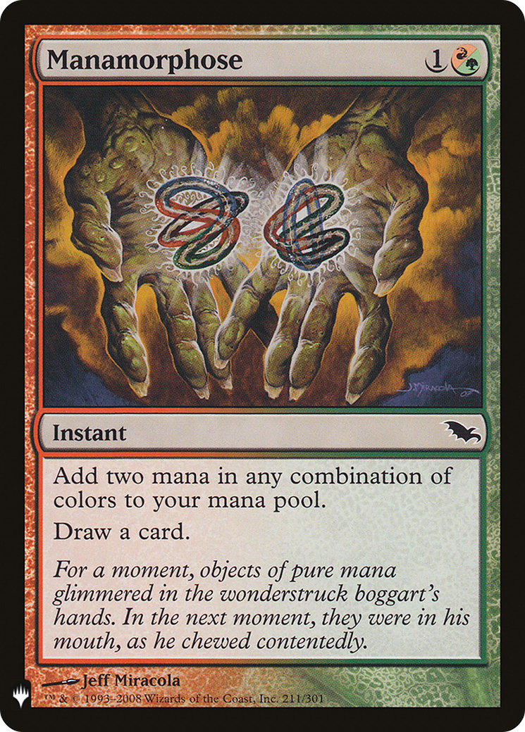 Manamorphose (MB1-1526) - Mystery Booster - Premium MTG Single from Wizards of the Coast - Just $1! Shop now at Game Crave Tournament Store