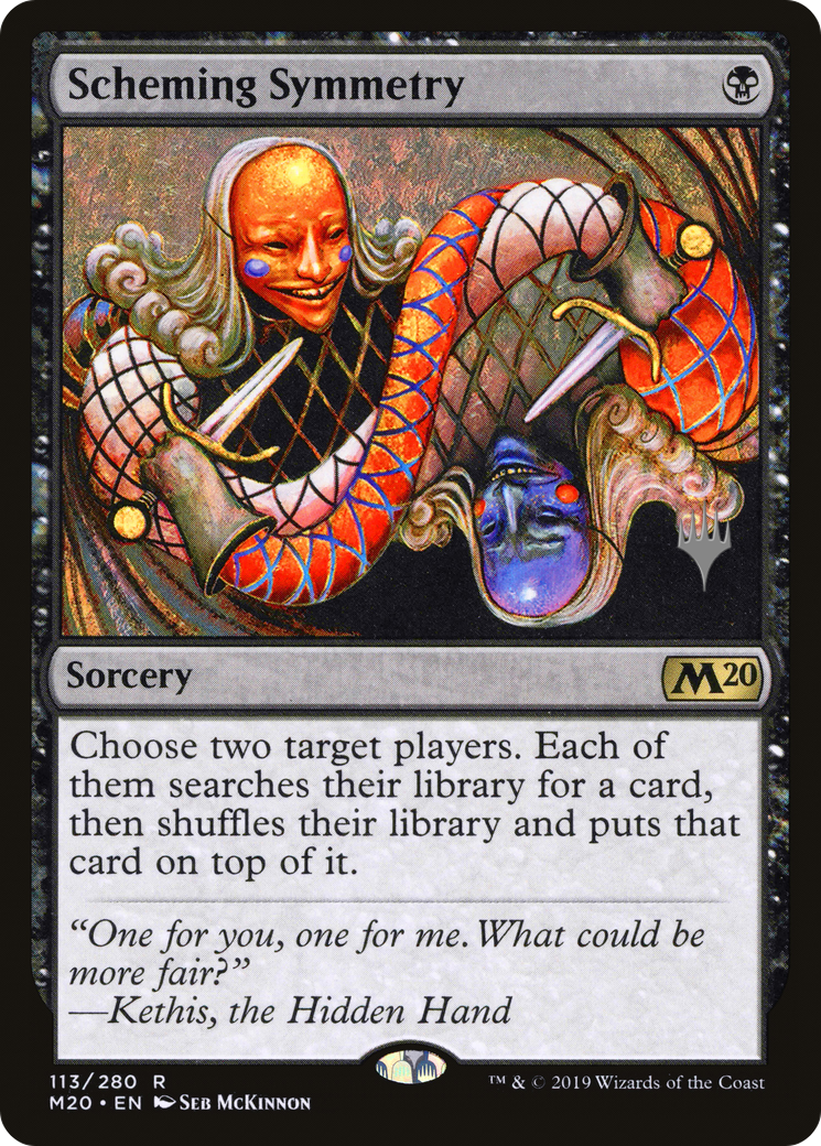 Scheming Symmetry (PM20-113P) - Core Set 2020 Promos - Premium MTG Single from Wizards of the Coast - Just $6.53! Shop now at Game Crave Tournament Store