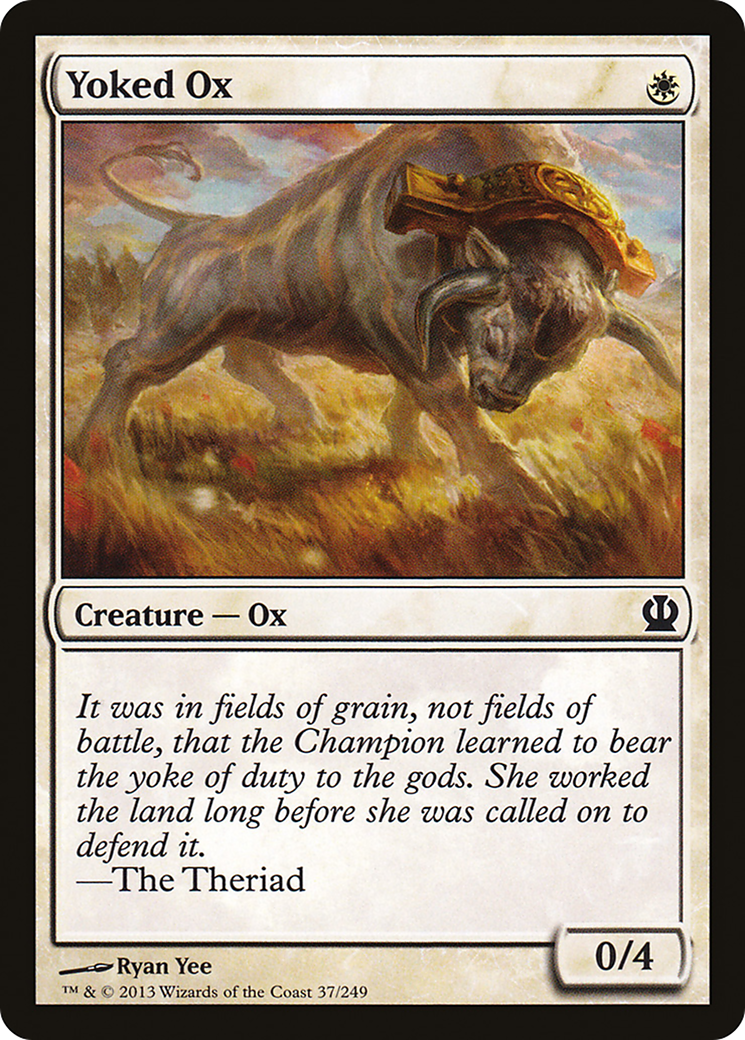 Yoked Ox (THS-037) - Theros - Premium MTG Single from Wizards of the Coast - Just $0.25! Shop now at Game Crave Tournament Store