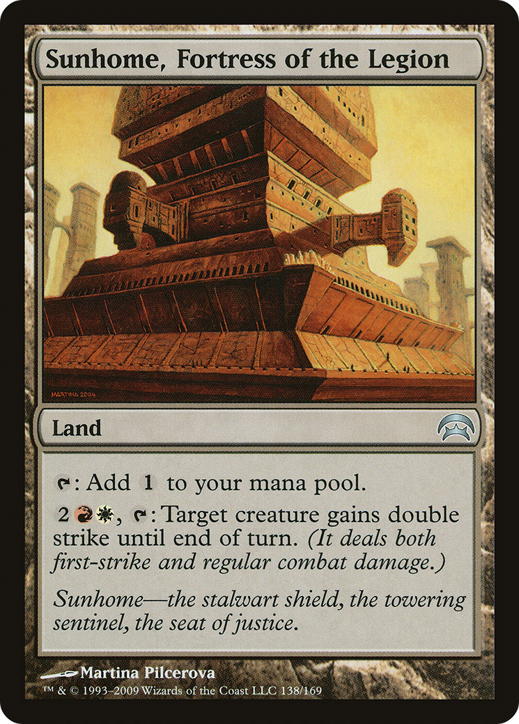 Sunhome, Fortress of the Legion (HOP-138) - Planechase - Premium MTG Single from Wizards of the Coast - Just $0.54! Shop now at Game Crave Tournament Store
