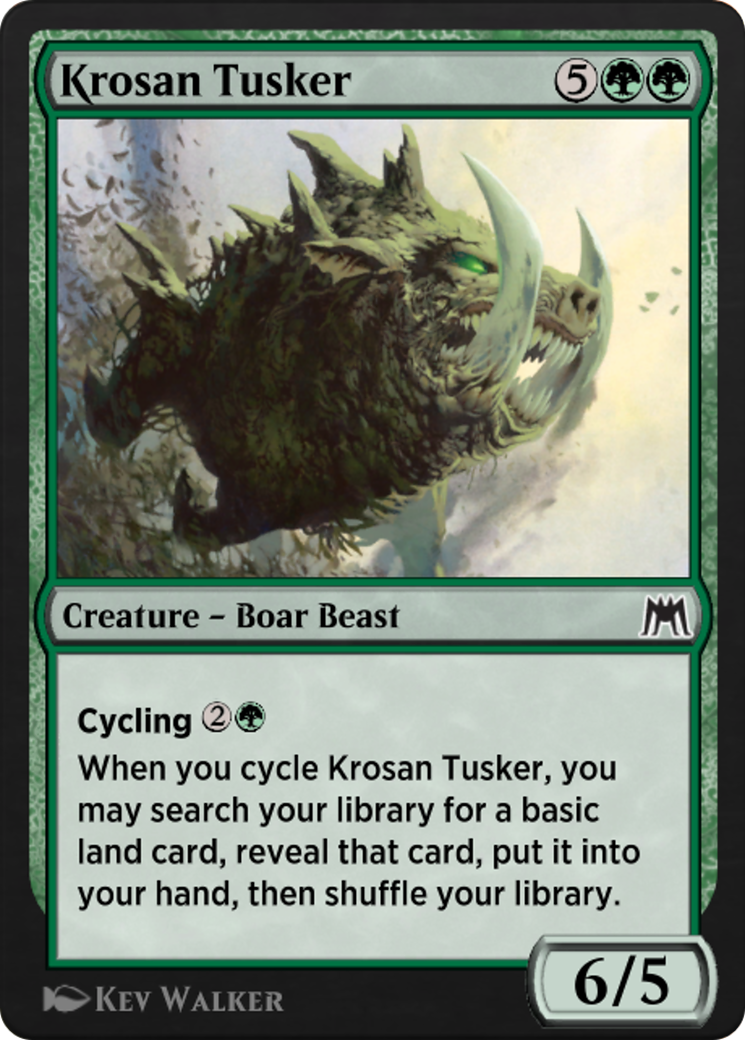 Krosan Tusker (HA3-021) - Historic Anthology 3 - Premium MTG Single from Wizards of the Coast - Just $0! Shop now at Game Crave Tournament Store