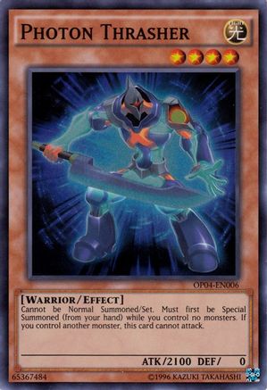 Photon Thrasher (OP04-EN006) - OTS Tournament Pack 4 Unlimited - Premium Yugioh Single from Konami - Just $0.49! Shop now at Game Crave Tournament Store