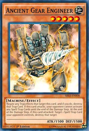 Ancient Gear Engineer (SR03-EN008) - Structure Deck: Machine Reactor 1st Edition - Premium Yugioh Single from Konami - Just $0.28! Shop now at Game Crave Tournament Store