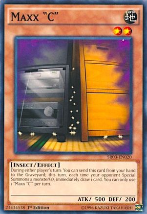 Maxx "C" (SR03-EN020) - Structure Deck: Machine Reactor 1st Edition - Premium Yugioh Single from Konami - Just $4.93! Shop now at Game Crave Tournament Store