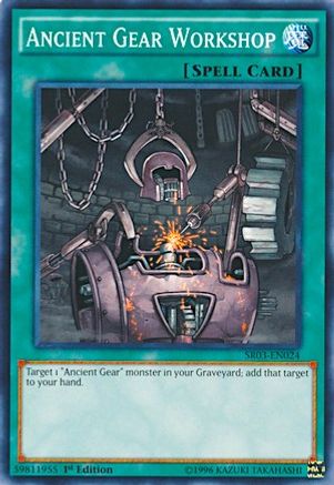 Ancient Gear Workshop (SR03-EN024) - Structure Deck: Machine Reactor 1st Edition - Premium Yugioh Single from Konami - Just $0.65! Shop now at Game Crave Tournament Store