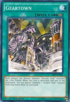 Geartown (SR03-EN025) - Structure Deck: Machine Reactor Unlimited - Premium Yugioh Single from Konami - Just $0.54! Shop now at Game Crave Tournament Store