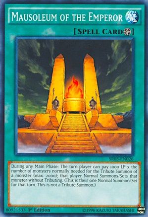 Mausoleum of the Emperor (SR03-EN026) - Structure Deck: Machine Reactor Unlimited - Premium Yugioh Single from Konami - Just $0.25! Shop now at Game Crave Tournament Store