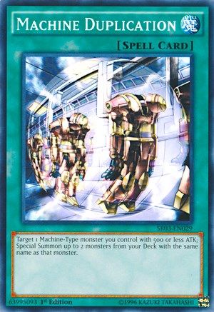 Machine Duplication (SR03-EN029) - Structure Deck: Machine Reactor 1st Edition - Premium Yugioh Single from Konami - Just $0.25! Shop now at Game Crave Tournament Store