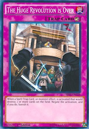 The Huge Revolution is Over (SR03-EN038) - Structure Deck: Machine Reactor 1st Edition - Premium Yugioh Single from Konami - Just $0.26! Shop now at Game Crave Tournament Store