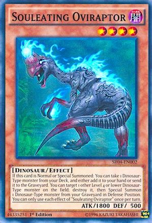Souleating Oviraptor (SR04-EN002) - Structure Deck: Dinosmasher's Fury Unlimited - Premium Yugioh Single from Konami - Just $0.41! Shop now at Game Crave Tournament Store