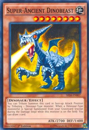 Super-Ancient Dinobeast (SR04-EN007) - Structure Deck: Dinosmasher's Fury 1st Edition - Premium Yugioh Single from Konami - Just $0.25! Shop now at Game Crave Tournament Store