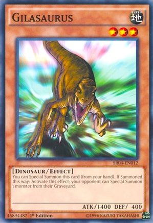 Gilasaurus (SR04-EN012) - Structure Deck: Dinosmasher's Fury Unlimited - Premium Yugioh Single from Konami - Just $0.25! Shop now at Game Crave Tournament Store