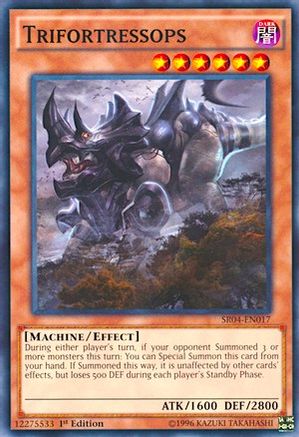 Trifortressops (SR04-EN017) - Structure Deck: Dinosmasher's Fury Unlimited - Premium Yugioh Single from Konami - Just $0.25! Shop now at Game Crave Tournament Store