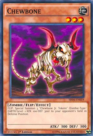 Chewbone (SR04-EN019) - Structure Deck: Dinosmasher's Fury 1st Edition - Premium Yugioh Single from Konami - Just $0.25! Shop now at Game Crave Tournament Store