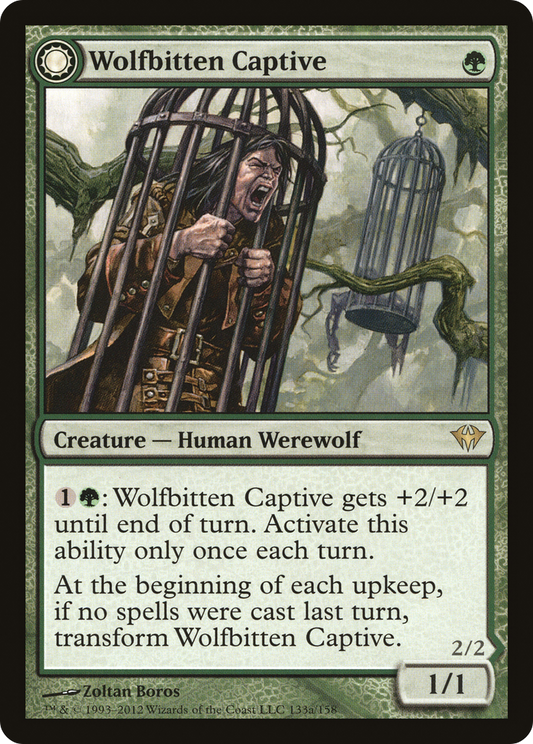 Wolfbitten Captive // Krallenhorde Killer (DKA-133) - Dark Ascension: (Double Faced Transform) - Premium MTG Single from Wizards of the Coast - Just $0.26! Shop now at Game Crave Tournament Store