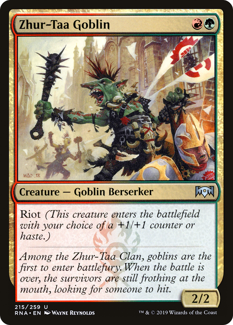 Zhur-Taa Goblin (RNA-215) - Ravnica Allegiance - Premium MTG Single from Wizards of the Coast - Just $0.08! Shop now at Game Crave Tournament Store