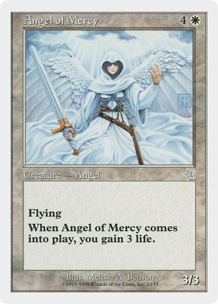 Angel of Mercy (S99-002) - Starter 1999 - Premium MTG Single from Wizards of the Coast - Just $0.23! Shop now at Game Crave Tournament Store