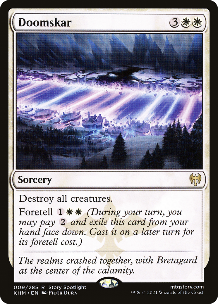 Doomskar (KHM-009) - Kaldheim Foil - Premium MTG Single from Wizards of the Coast - Just $0.85! Shop now at Game Crave Tournament Store