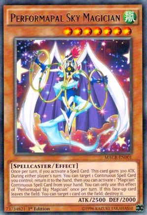 Performapal Sky Magician (MACR-EN001) - Maximum Crisis Unlimited - Premium Yugioh Single from Konami - Just $0.08! Shop now at Game Crave Tournament Store