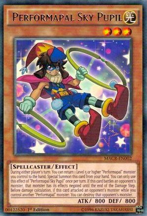 Performapal Sky Pupil (MACR-EN002) - Maximum Crisis 1st Edition - Premium Yugioh Single from Konami - Just $0.25! Shop now at Game Crave Tournament Store