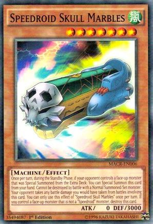 Speedroid Skull Marbles (MACR-EN006) - Maximum Crisis Unlimited - Premium Yugioh Single from Konami - Just $0.24! Shop now at Game Crave Tournament Store