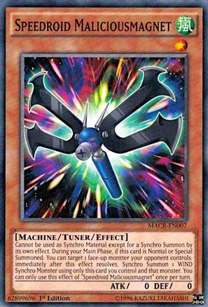 Speedroid Maliciousmagnet (MACR-EN007) - Maximum Crisis 1st Edition - Premium Yugioh Single from Konami - Just $0.25! Shop now at Game Crave Tournament Store