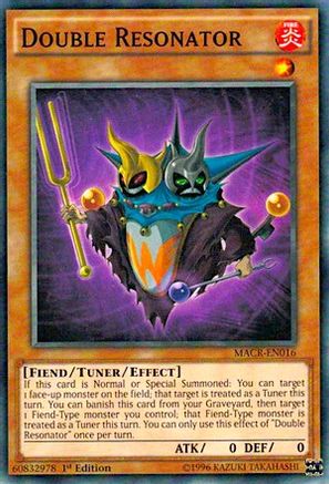 Double Resonator (MACR-EN016) - Maximum Crisis Unlimited - Premium Yugioh Single from Konami - Just $0.25! Shop now at Game Crave Tournament Store