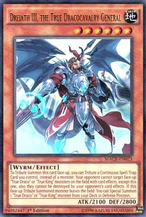 Dreiath III, the True Dracocavalry General (MACR-EN023) - Maximum Crisis 1st Edition - Premium Yugioh Single from Konami - Just $0.19! Shop now at Game Crave Tournament Store