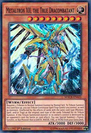 Metaltron XII, the True Dracombatant (MACR-EN025) - Maximum Crisis 1st Edition - Premium Yugioh Single from Konami - Just $0.25! Shop now at Game Crave Tournament Store