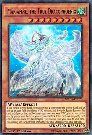 Mariamne, the True Dracophoenix (MACR-EN026) - Maximum Crisis 1st Edition - Premium Yugioh Single from Konami - Just $0.28! Shop now at Game Crave Tournament Store