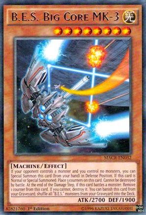 B.E.S. Big Core MK-3 (MACR-EN032) - Maximum Crisis 1st Edition - Premium Yugioh Single from Konami - Just $0.25! Shop now at Game Crave Tournament Store