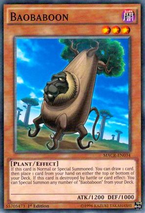 Baobaboon (MACR-EN034) - Maximum Crisis Unlimited - Premium Yugioh Single from Konami - Just $0.25! Shop now at Game Crave Tournament Store