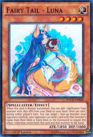 Fairy Tail - Luna (MACR-EN038) - Maximum Crisis 1st Edition - Premium Yugioh Single from Konami - Just $0.26! Shop now at Game Crave Tournament Store