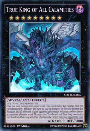 True King of All Calamities (MACR-EN046) - Maximum Crisis Unlimited - Premium Yugioh Single from Konami - Just $0.27! Shop now at Game Crave Tournament Store