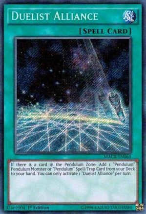 Duelist Alliance (MACR-EN063) - Maximum Crisis 1st Edition - Premium Yugioh Single from Konami - Just $3.50! Shop now at Game Crave Tournament Store