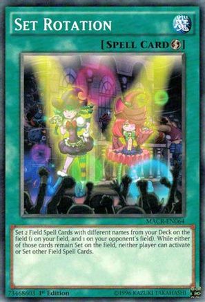 Set Rotation (MACR-EN064) - Maximum Crisis 1st Edition - Premium Yugioh Single from Konami - Just $0.25! Shop now at Game Crave Tournament Store