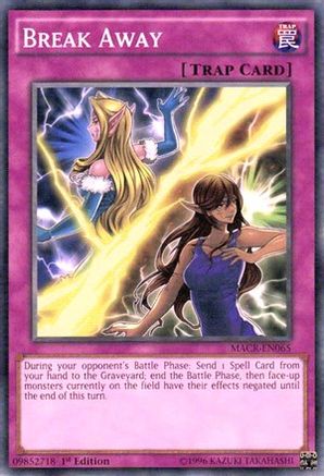 Break Away (MACR-EN065) - Maximum Crisis Unlimited - Premium Yugioh Single from Konami - Just $0.25! Shop now at Game Crave Tournament Store