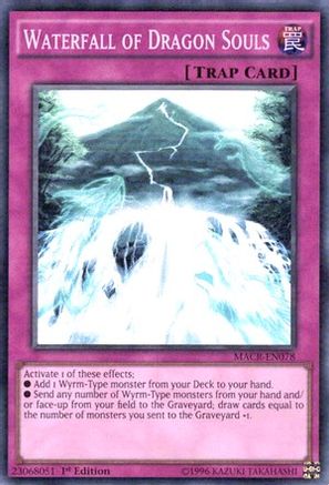 Waterfall of Dragon Souls (MACR-EN078) - Maximum Crisis 1st Edition - Premium Yugioh Single from Konami - Just $0.25! Shop now at Game Crave Tournament Store