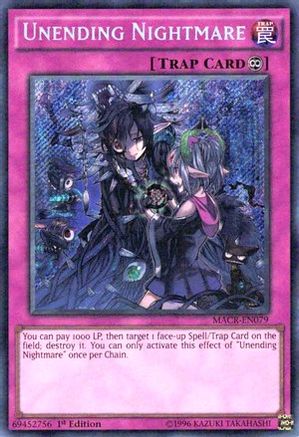 Unending Nightmare (MACR-EN079) - Maximum Crisis 1st Edition - Premium Yugioh Single from Konami - Just $1.50! Shop now at Game Crave Tournament Store