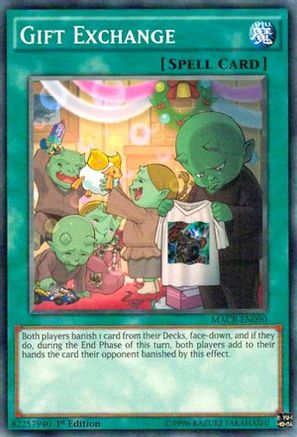 Gift Exchange (MACR-EN090) - Maximum Crisis 1st Edition - Premium Yugioh Single from Konami - Just $0.25! Shop now at Game Crave Tournament Store