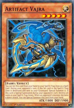 Artifact Vajra (MACR-EN094) - Maximum Crisis 1st Edition - Premium Yugioh Single from Konami - Just $0.25! Shop now at Game Crave Tournament Store